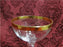 Tiffin Valencia 17361, Clear w/ Gold Trim: Liquor Cocktail, 5 1/8"