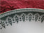 Tressemanes & Vogt TRV3, Green Geometric Rim, Gold: Butter Pat (s), 3"