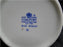 Coalport Blue Wheat, Bone, Gold Laurel on Cobalt Band: Flat Cup & Saucer Set (s)