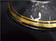 Handpainted Pressed Glass Floral, Gold Trim: Compote, 5 1/2" Tall - MG#241