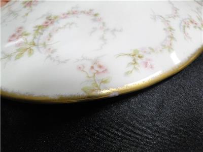 Haviland (Limoges) Schleiger 334-1, Pink Roses: Oval Serving Bowl & Lid