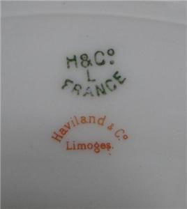 Haviland (Limoges) Schleiger 247d, Pale Pink Flowers: Round Serving Bowl w/ Lid