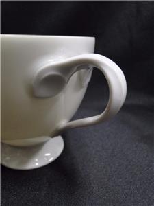 Hutschenreuther Fleuron, White: 3 1/8" Footed Cup Only