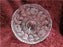 Footed Crystal Bowl, Clear w/ Roses & Leaves, 6 3/8" x 4 1/4" Tall --  MG#072