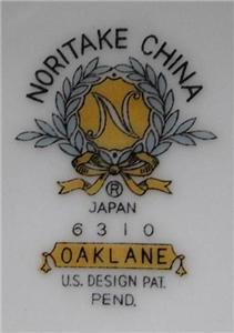 Noritake Oaklane, 6310, Taupe & Peach Leaves: Bread Plate (s), 6 1/4"