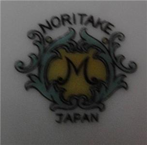 Noritake Green Edge, Swirls & Flowers on White: Saucer (s), Cup Not Included