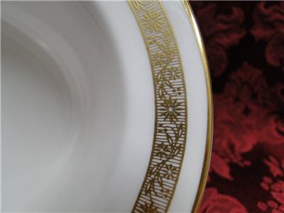Royal Worcester Golden Anniversary, Gold Flowers & Band: Oval Serving Bowl, 10"