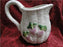 Fitz & Floyd Kitchen Harvest, Vegetables on Embossed Wicker: Pitcher, 9 1/8"