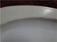Thun Thu71 Floral Rim & Center, Cream Band: Oval Serving Platter, 12" x 8 1/2"
