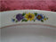 Thun Thu71 Floral Rim & Center, Cream Band: Oval Serving Platter, 15 7/8"