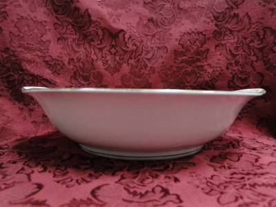 Noritake Pink Florals w/ Raised Gold: Round Serving Bowl w/ Handles, 9 1/2"