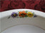 Thun Thu71 Floral Rim & Center, Cream Band: Round Serving Bowl w/ Handles 9 3/8"