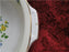Thun Thu71 Floral Rim & Center, Cream Band: Round Serving Bowl w/ Handles 9 3/8"
