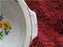 Thun Thu71 Floral Rim & Center, Cream Band: Round Serving Bowl w/ Handles 9 3/8"