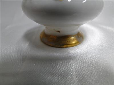 Oscar & Edgar Gutherz, Austria, White w/ Gold Trim: Salt Dips, Set of 4