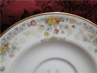 Noritake Salisbury, 9723, Multicolor Floral on Cream: 5 7/8" Saucer (s), No Cup