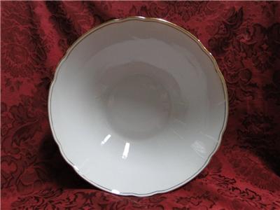 Schirnding Feston, Double Ring Gold Trim, Scalloped: Round Serving Bowl, 9"