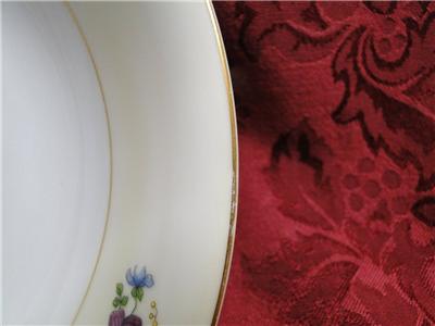 Thun Thu71 Floral Rim & Center, Cream Band: Rim Soup Bowl (s), 7 3/4" x 1 5/8"