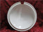 Tressemanes & Vogt TRV3, Green Geometric Rim, Gold: Tureen w/ Cracked Lid As Is