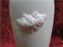 Lenox Rosebud Collection, Ivory Embossed Rose w/ Ribbon, Gold: Vase, 7 1/2"