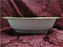 Tressemanes & Vogt 5222, White w/ Gold on Green Band: Oval Serving Bowl, 9 3/8"