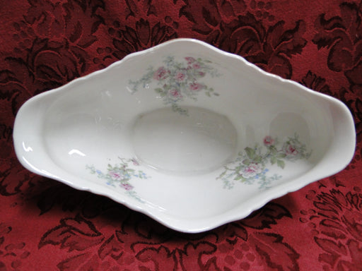 Wm Guerin, Limoges, Pink Roses, Blue, Green: Gravy Boat Only