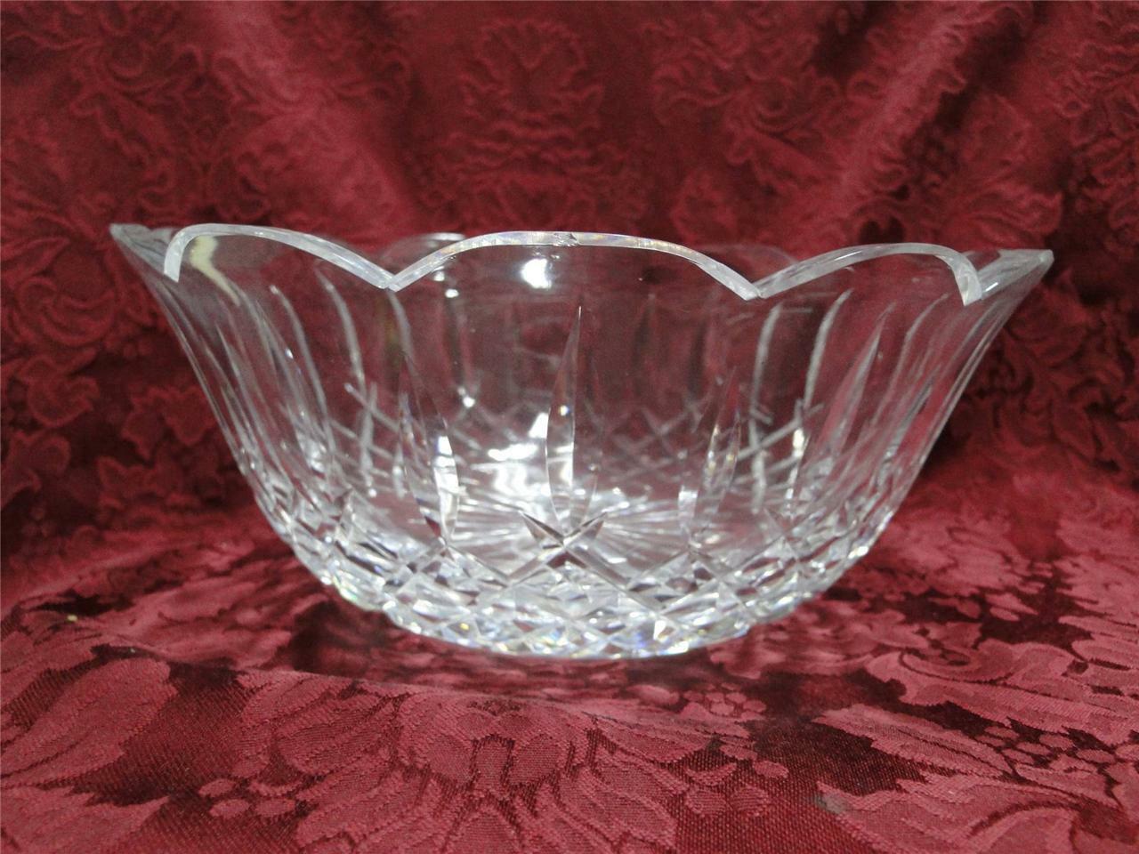 Waterford Crystal Lismore: Round Scalloped Bowl, 9", As Is