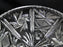 3 Toed Cut Glass Bowl w/ Spinning Stars and Thumbprint Edge, 6 3/4" - MG#102