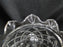 Clear w/ Fans & Criss Cross Cuts: Footed Bowl / Compote, 7 1/2" -- MG#196