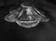 Clear w/ Fans & Criss Cross Cuts: Footed Bowl / Compote, 7 1/2" -- MG#196