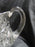 Clear w/ Square Pattern: Water Pitcher, 8 1/2" Tall, As Is -- MG#197