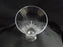 Clear w/ Fan & "X" Cuts: Vase, 8 1/8" Tall, 2 3/8" Top Diameter -- MG#207