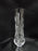 Clear w/ Fan & "X" Cuts: Vase, 8 1/8" Tall, 2 3/8" Top Diameter -- MG#207