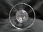 Clear w/ Fan & "X" Cuts: Vase, 8 1/8" Tall, 2 3/8" Top Diameter -- MG#207