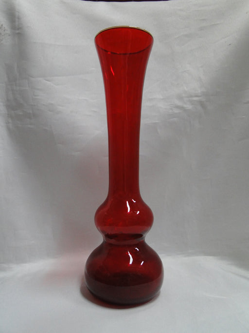 Red All Over: Bud Vase, 9 7/8" Tall  --  MG#213