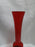 Red All Over: Bud Vase, 9 7/8" Tall  --  MG#213