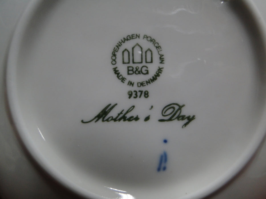 Bing & Grondahl Mother's Day Blue Mors Dag Plate 1978 Heron