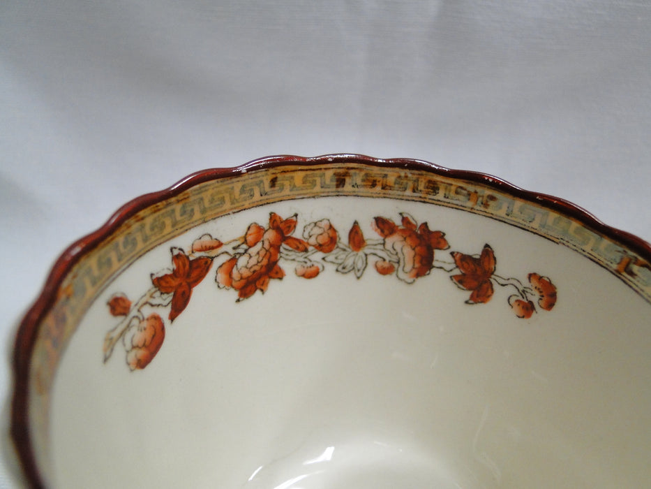 Copeland Spode India Tree Orange Rust: Cup & Saucer Set (s), 2 5/8"