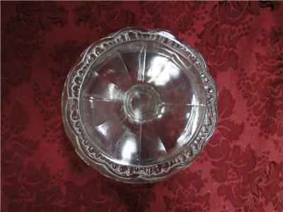 Clear Sandwich Glass: Compote, 6 1/2" x 5 1/2" Tall  -- MG#234