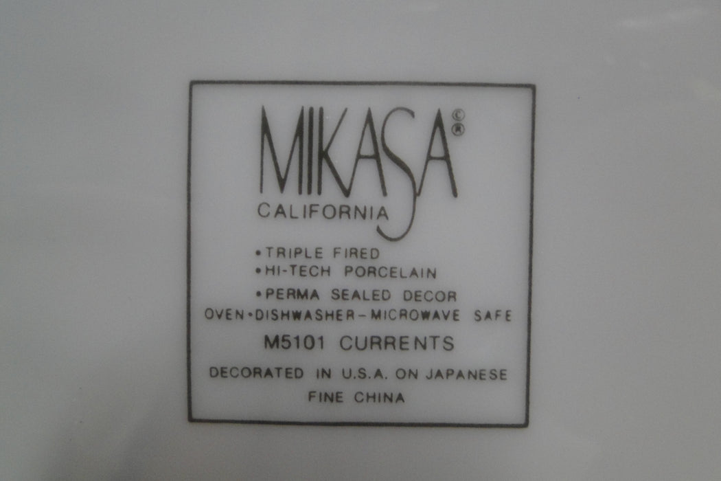Mikasa Currents, Multicolor Geometric Rim: Rim Soup Bowl (s), 8 5/8"