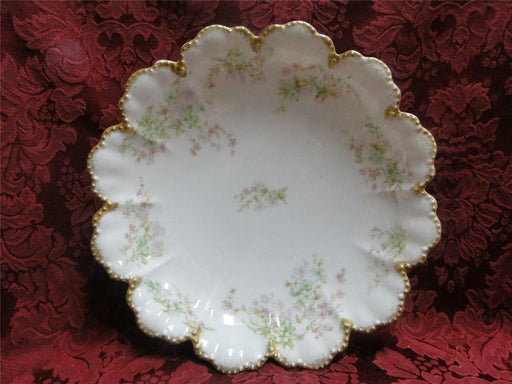 Haviland (Limoges) Schleiger 45c, Pink,  Embossed Dots: Bowl, 9 1/2"