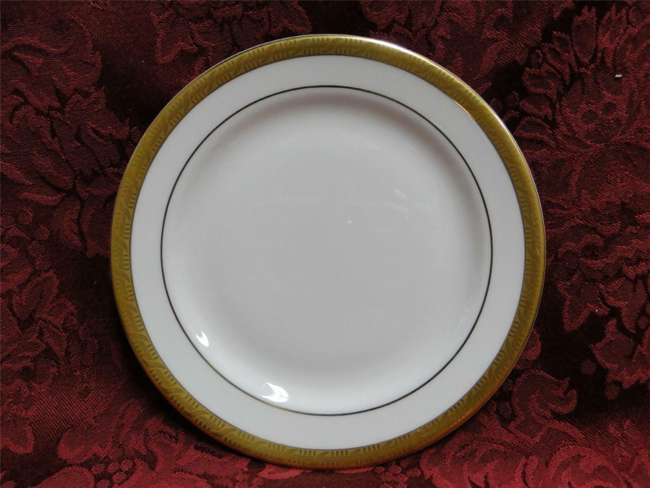 Pickard High Point Gold, Gold Encrusted Band: Bread Plate, 6"