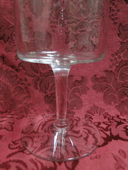 Clear Crystal w/ Platinum Trim: Wine Goblet (s), 6" Tall  -- CR#047