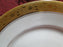 Hutschenreuther HUT99 White w/ Encrusted Gold, Gold Verge: Bread Plate (s), 6"