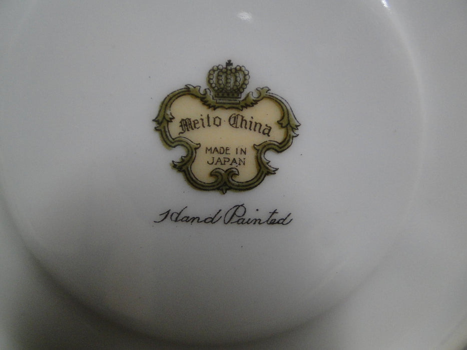 Meito Floral w/ Green Trim, Gold Edge: Cup & Saucer Set (s), 2 3/8"