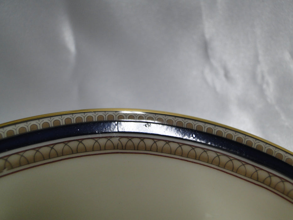 Lenox Buchanan, Cobalt & Tan, Gold Trim: Cup & Saucer Set (s), 2 3/4"