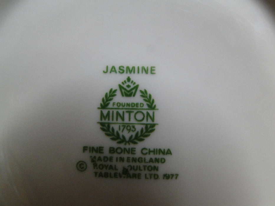 Minton Jasmine, Peach & White Flowers: Green Band: Cup & Saucer Set (s), 3"