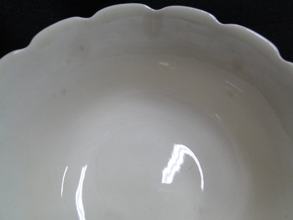 Coalport Oakhill Pink, Floral, Embossed Border: Cream Soup & Saucer Set, As Is