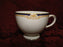 Wedgwood Cavendish, Tan Shell, Blue Band: Cup & Saucer Set (s), 2.75"