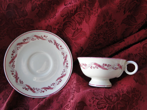 Haviland (New York) Holmsford, Pink Design: Cup & Saucer Set (s)